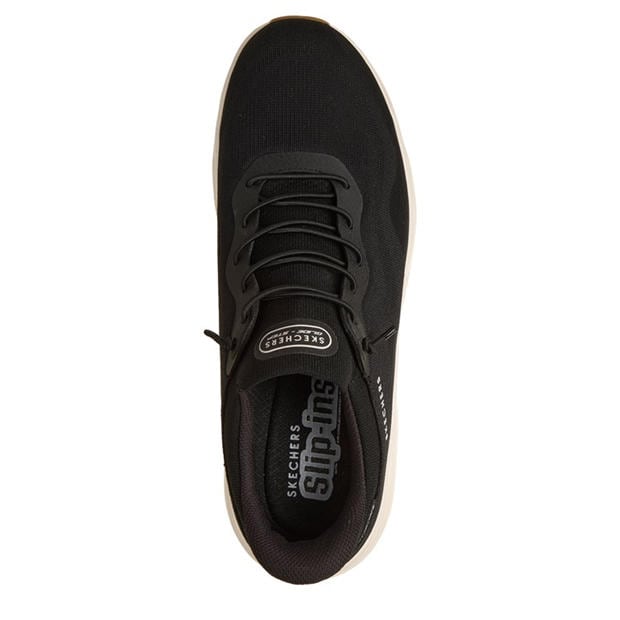 Black/White - Skechers - Men's Slip On Trainers