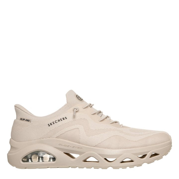 Skechers Men's Beige Slip On Trainers in Size 10, Sports Direct
