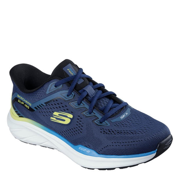 Navy/Multi - Skechers - Men's Slip On Trainers