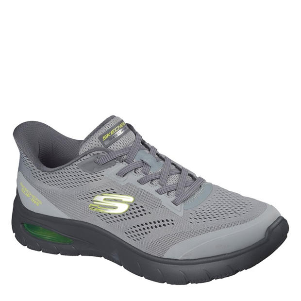 Grey - Skechers - Men's Slip On Trainers