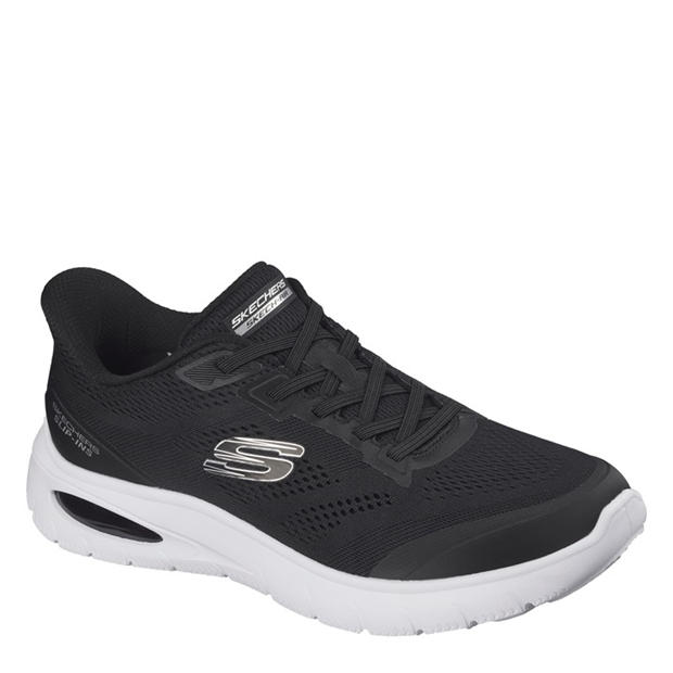 Black - Skechers - Men's Slip On Trainers