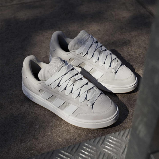 Alumina/Wht/Gum - adidas - Men's Gc Alpha Low-Top Trainers