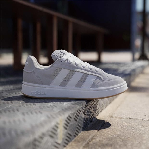 Alumina/Wht/Gum - adidas - Men's Gc Alpha Low-Top Trainers