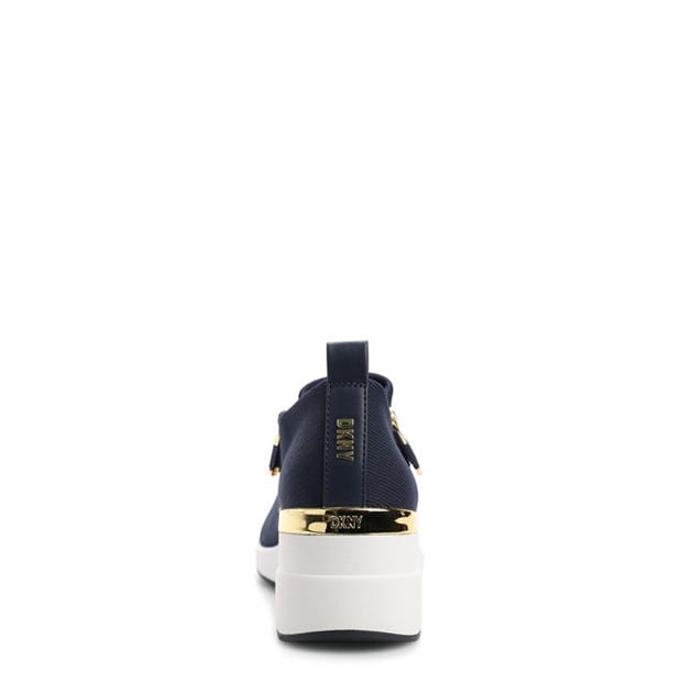 Black - DKNY - Women's Palma Wedge Trainers