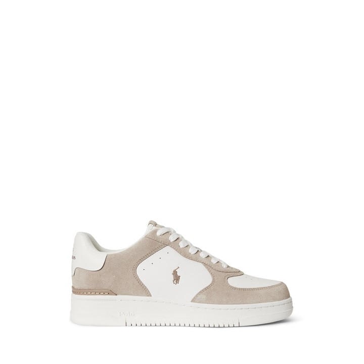 Polo Ralph Lauren Men's Beige Court Trainers in Size 9, Sports Direct