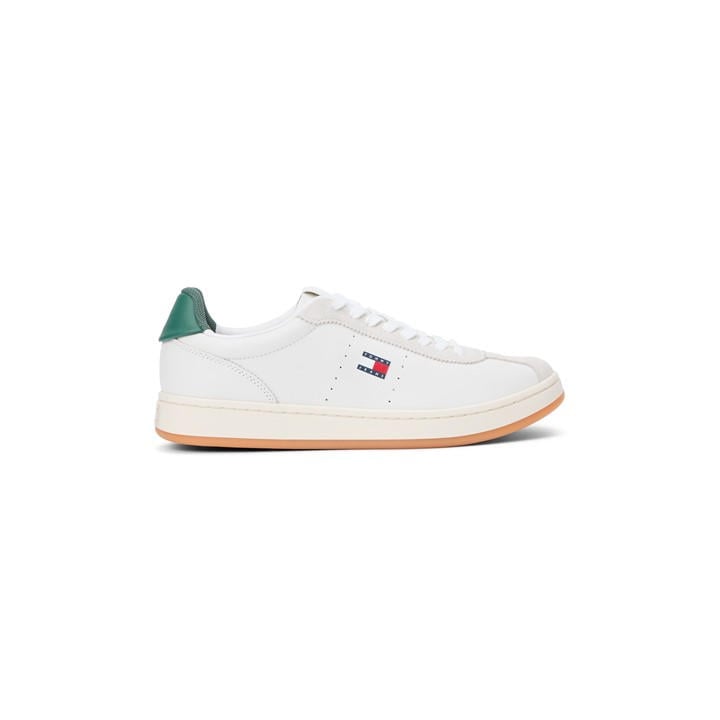 Tommy Jeans Men's White Court Trainers in Size 9, Sports Direct