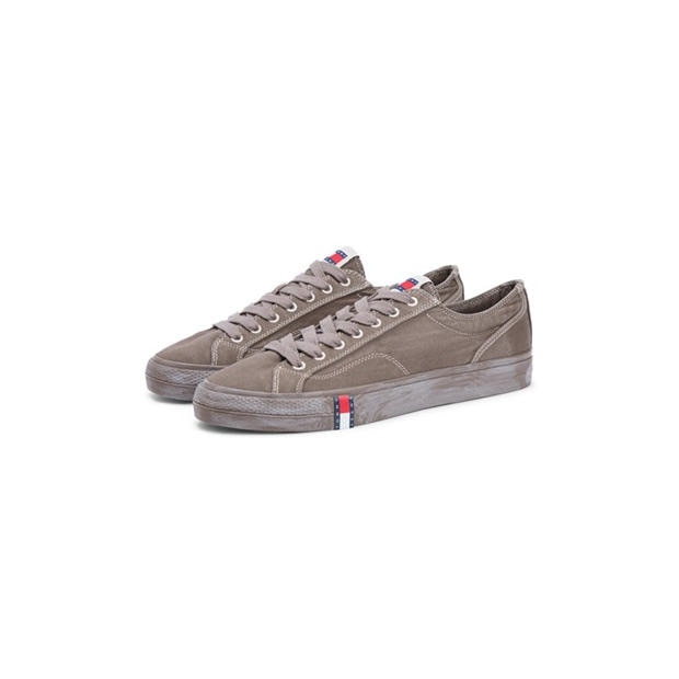 Dusty Brown - Tommy Jeans - Men's Court Trainers