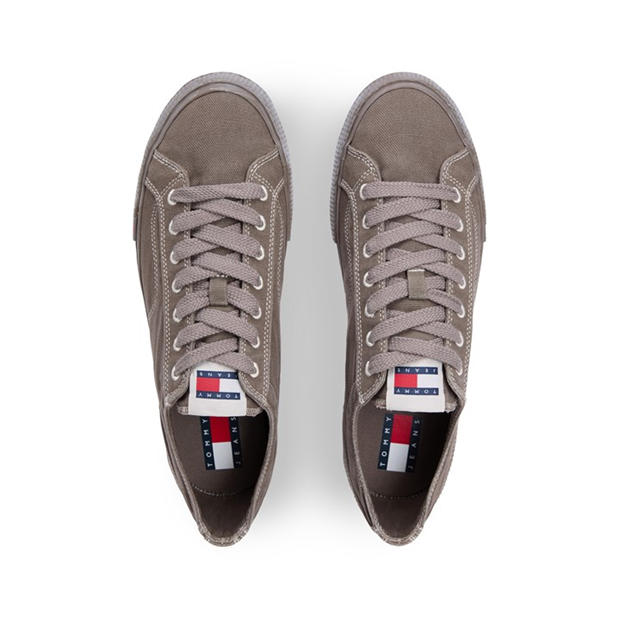 Dusty Brown - Tommy Jeans - Men's Court Trainers