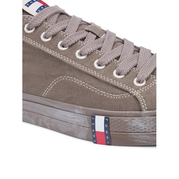 Dusty Brown - Tommy Jeans - Men's Court Trainers