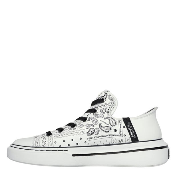 White/Black - Skechers - Men's Low-Top Trainers