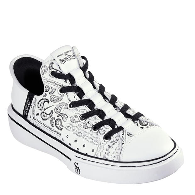 White/Black - Skechers - Men's Low-Top Trainers