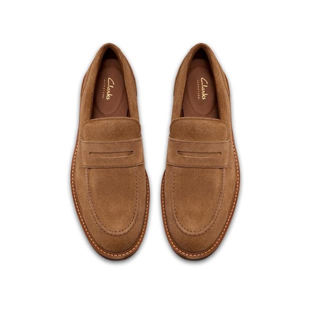 Tan Suede - Clarks - Men's Loafers