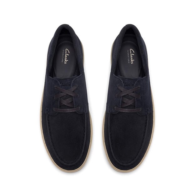 Navy Suede - Clarks - Men's Boat Shoes