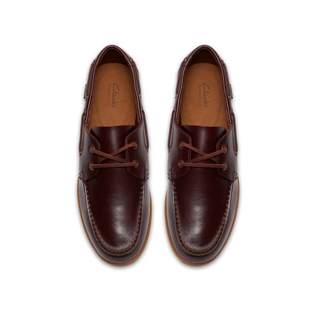 Brown Leather - Clarks - Men's Boat Shoes