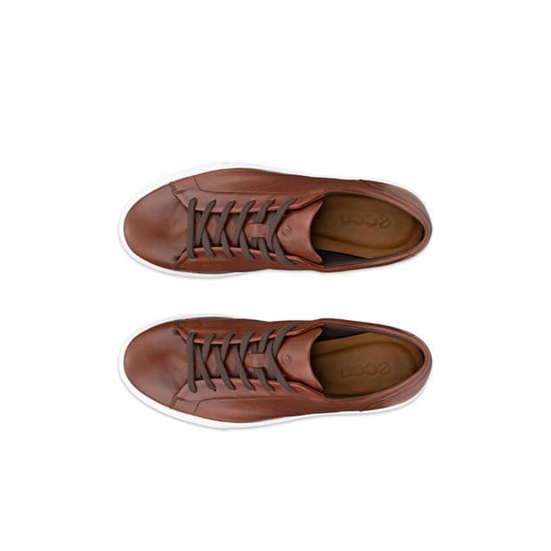 Cognac - Ecco - Men's Court Trainers