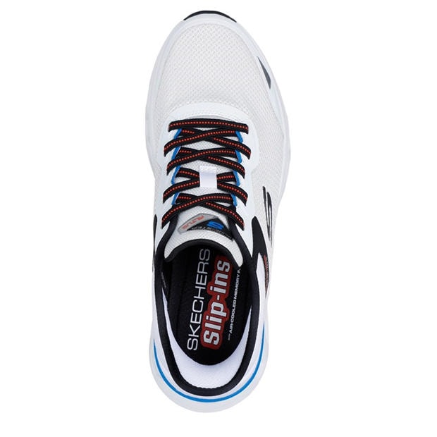 White/Multi - Skechers - Slip-Ins Mesh Lace-Up Sneaker W Ai Slip On Trainers Mens