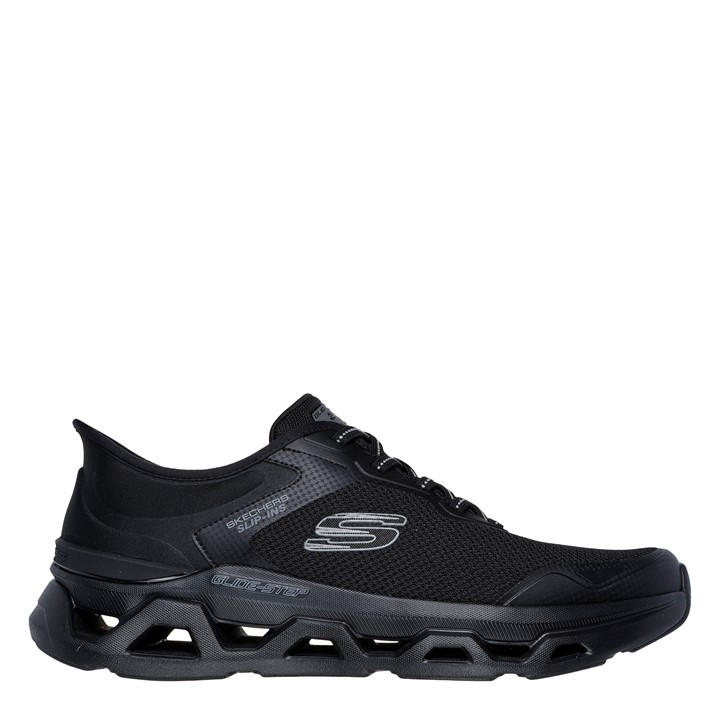 Skechers Men's Black Slip-Ins Mesh Lace-Up Sneaker W Ai Slip On Trainers in Size 8, Sports Direct
