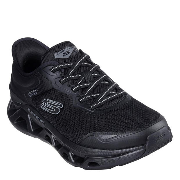 Triple Black - Skechers - Slip-Ins Mesh Lace-Up Sneaker W Ai Slip On Trainers Mens