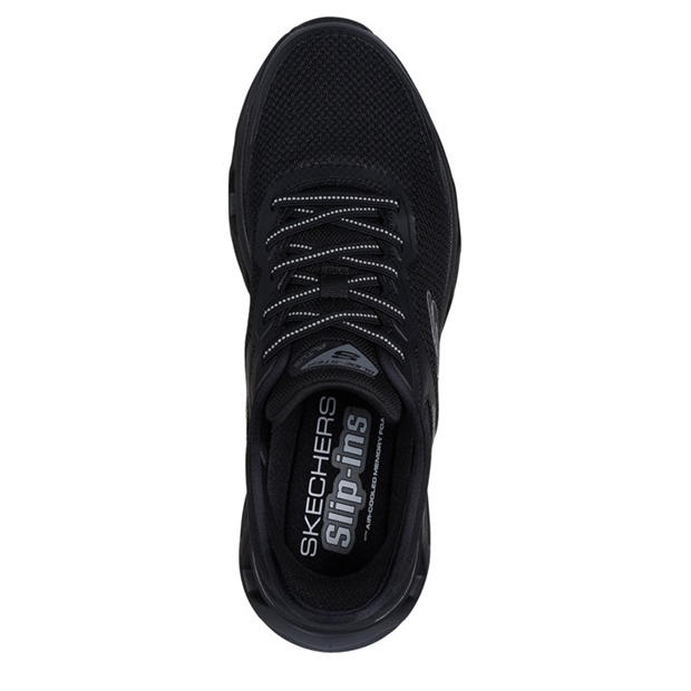 Triple Black - Skechers - Slip-Ins Mesh Lace-Up Sneaker W Ai Slip On Trainers Mens