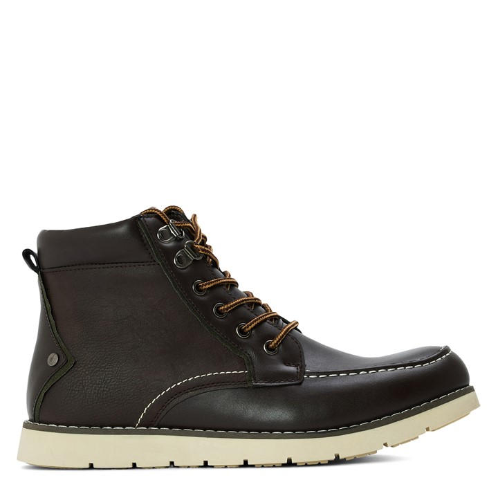 Original Penguin Men's Brown Atlas Hiker Boots in Size 12, Sports Direct