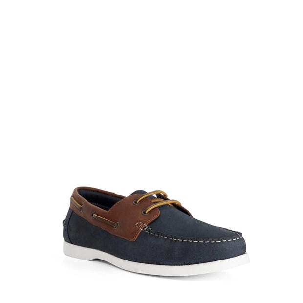 NAVY - Dune London - Men's Boat Shoes