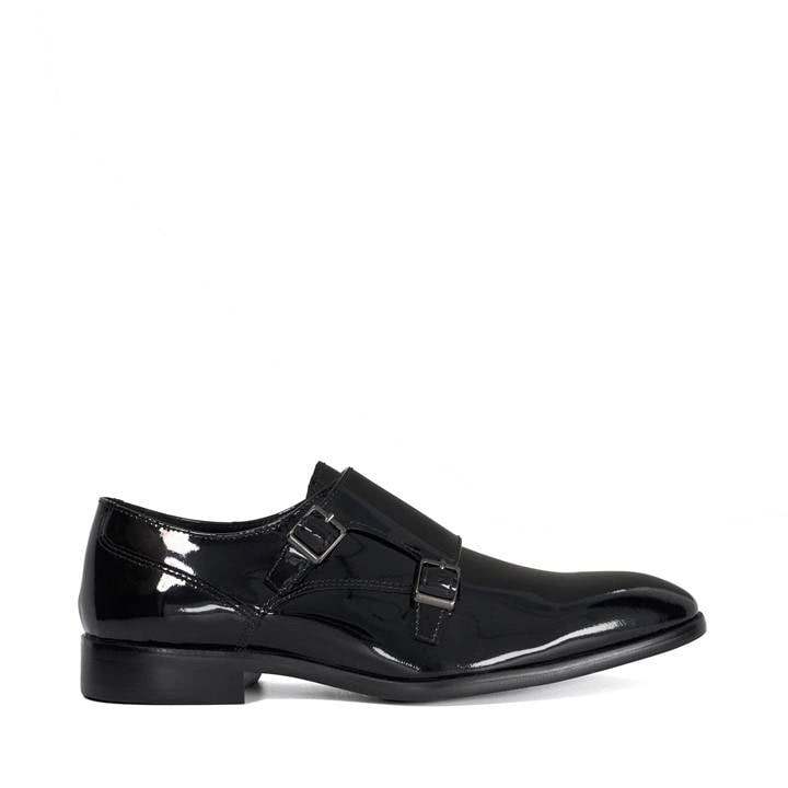 Dune London Men's Black Monk Shoes in Size 11, Sports Direct