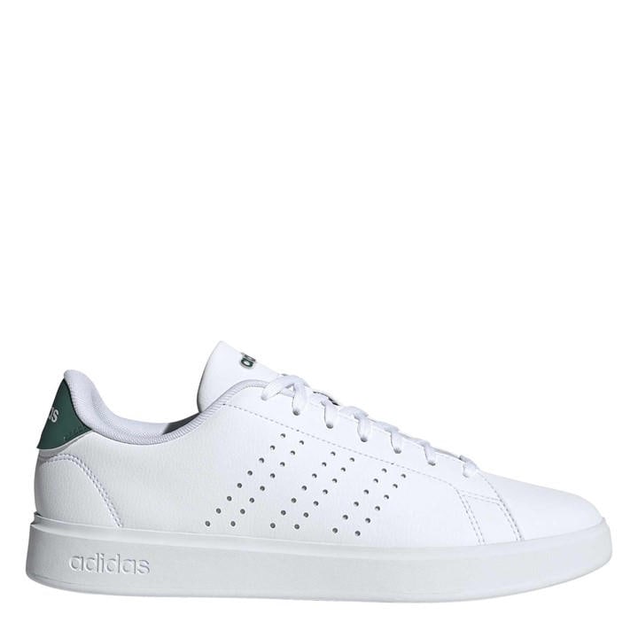 Adidas Men's White Advantage 2.0 Low-Top Trainers in Size 10.5, Sports Direct