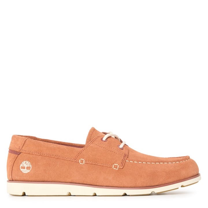 Timberland Men's Brown Grafton Bay Lace Up Dark Blue Boat Shoes in Size 6.5, Sports Direct