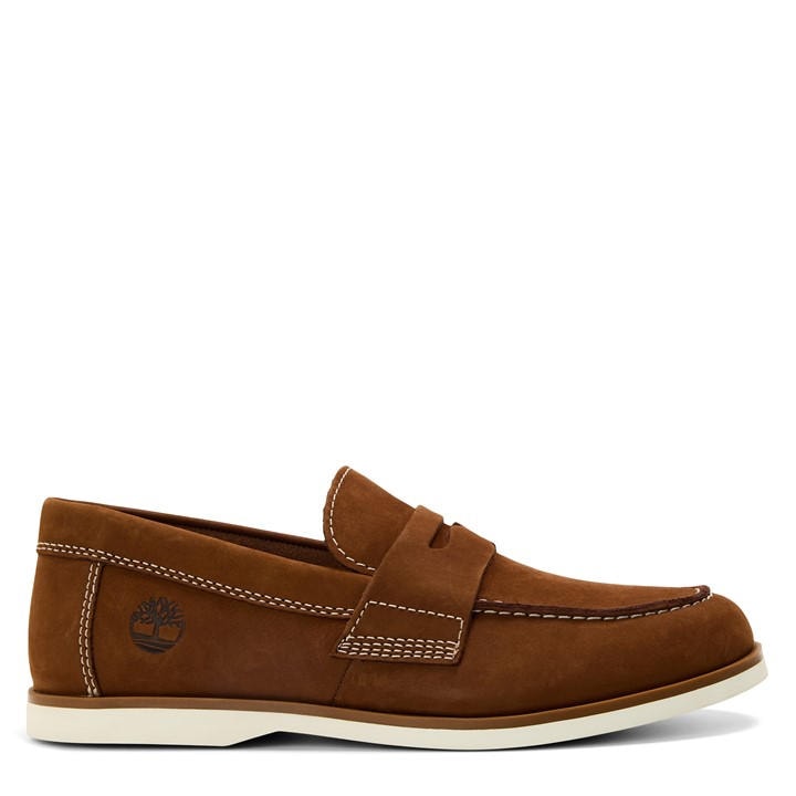 Timberland Men's Brown Boat Shoes in Size 6.5, Sports Direct