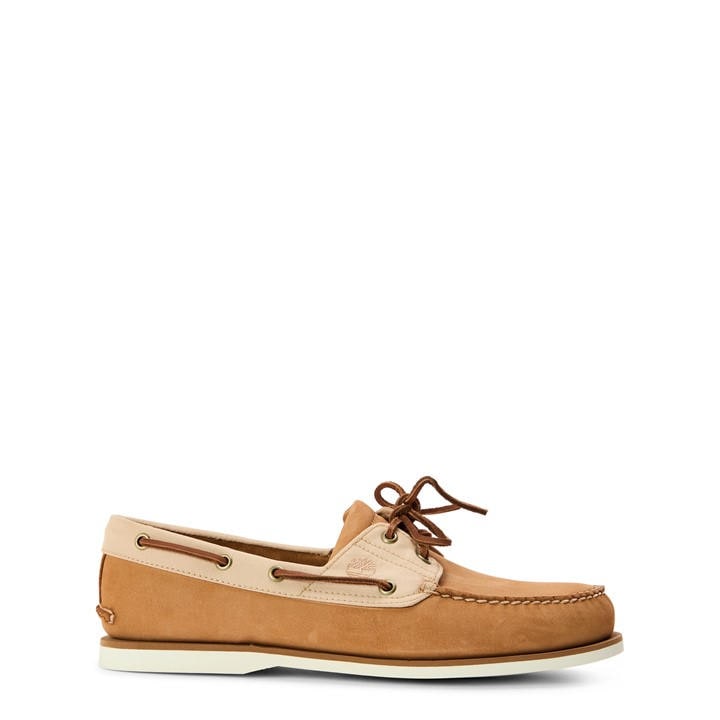 Timberland Men's Beige Boat Shoe Dark Green Boat Shoes in Size 6.5, Sports Direct