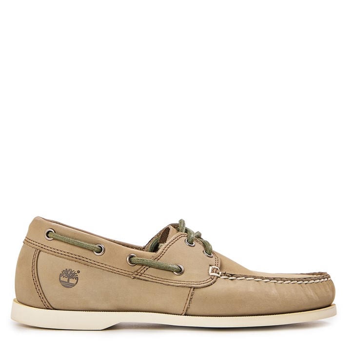 Timberland Men's Beige Boat Shoes in Size 7, Sports Direct