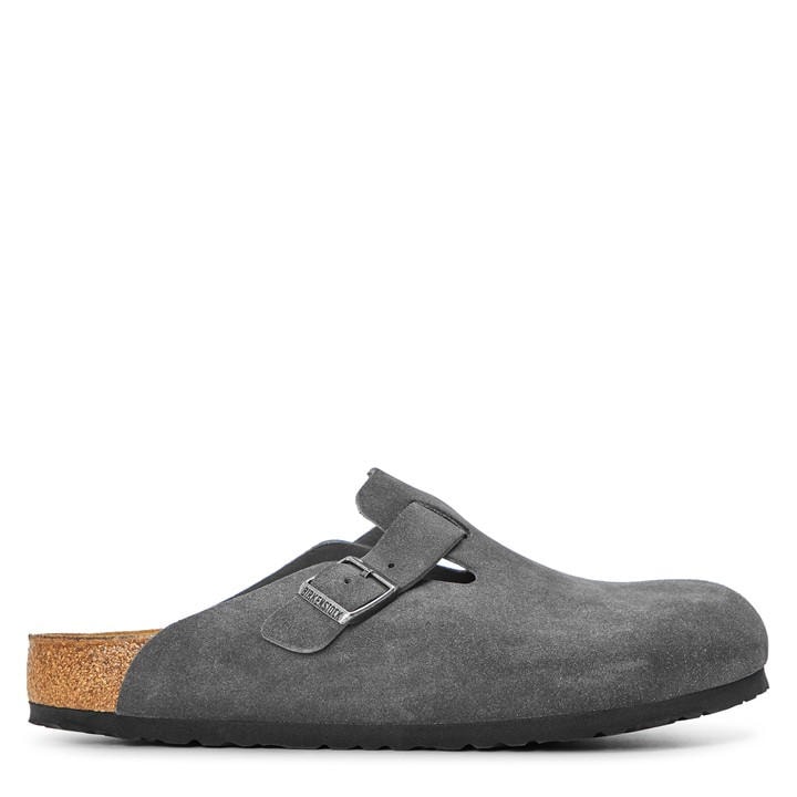 Birkenstock Men's Grey Boston Leve Clogs in Size 7, Sports Direct