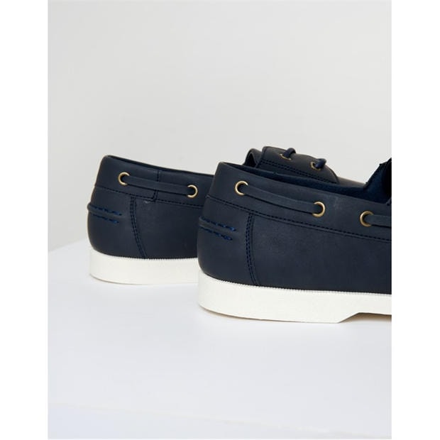 Navy - Threadbare - Men's Archery Boat Shoes