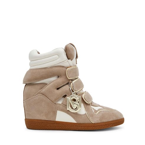 STEVE MADDEN - Women's Mavis Suede Wedge Trainers
