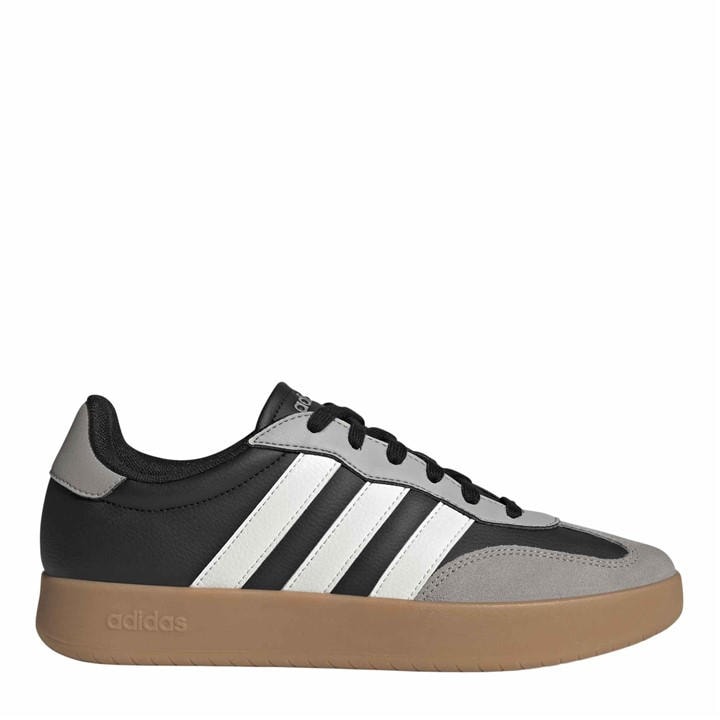 Adidas Men's Black Barreda Low-Top Trainers in Size 7.5, Sports Direct