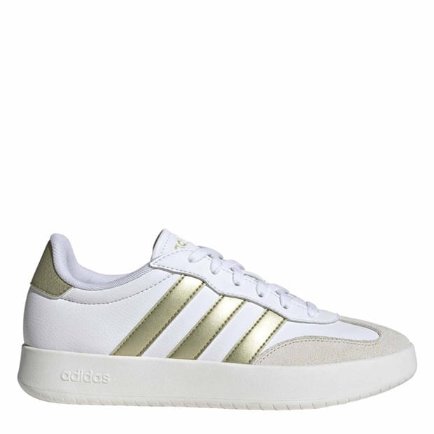 Ftwr White/Gold - adidas - Men's Barreda Low-Top Trainers