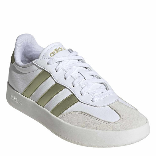Ftwr White/Gold - adidas - Men's Barreda Low-Top Trainers