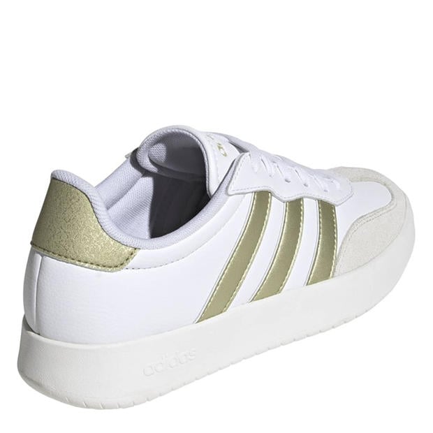 Ftwr White/Gold - adidas - Men's Barreda Low-Top Trainers