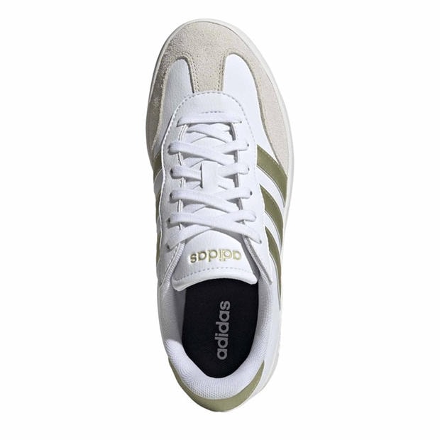 Ftwr White/Gold - adidas - Men's Barreda Low-Top Trainers