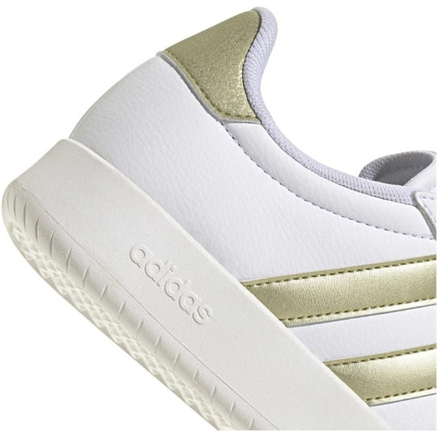 Ftwr White/Gold - adidas - Men's Barreda Low-Top Trainers