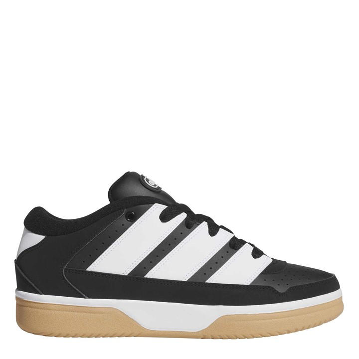 Adidas Men's Black Break Start 2000 Low-Top Trainers in Size 4, Sports Direct