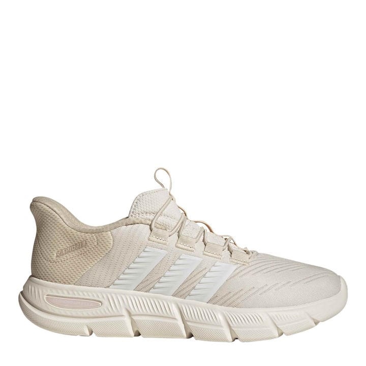 Adidas Men's White Cloudfoam Flex Rapidfit Slip On Trainers in Size 7.5, Sports Direct