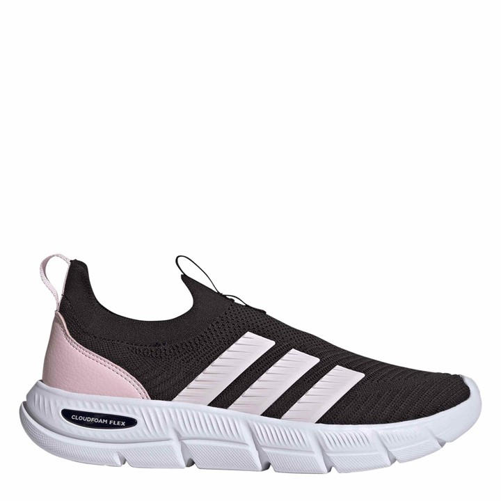 Adidas  Black ' Cloudfoam Flex Sock Slip-On Trainers in Size 8.5, Sports Direct