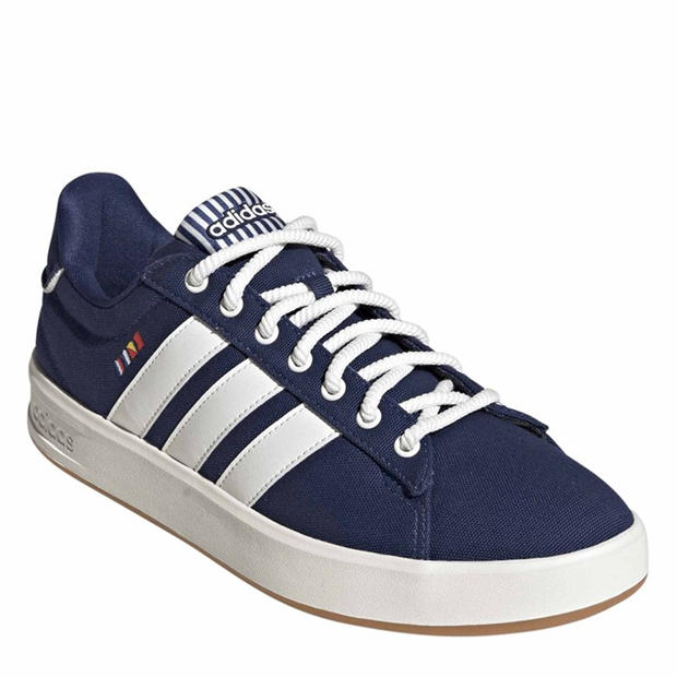 Dark Blue/Core - adidas - Unisex Grand Court 3.0 Low-Top Trainers