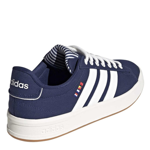 Dark Blue/Core - adidas - Unisex Grand Court 3.0 Low-Top Trainers