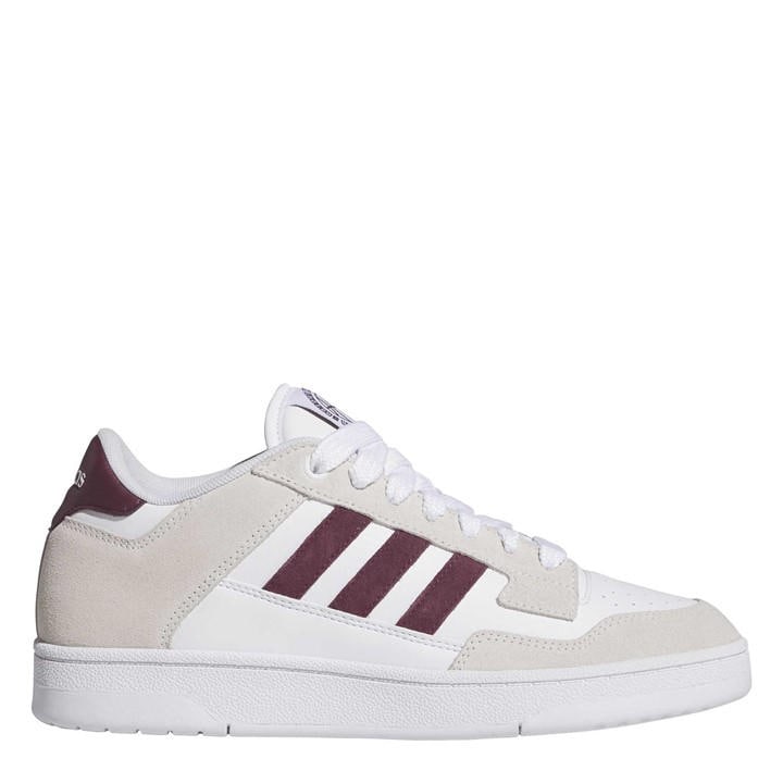 Adidas  White ' Rapid Court Low Trainers in Size 5.5, Sports Direct
