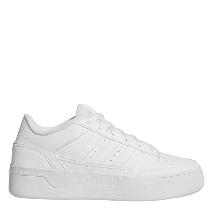 Adidas Women's White Break Start Bold Low-Top Trainers in Size 8.5, Sports Direct