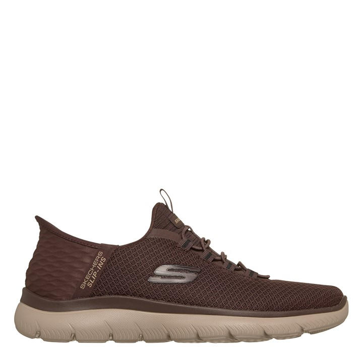 Skechers Men's Brown Slip-Ins: Summits - High Range in Size 8.5, Sports Direct