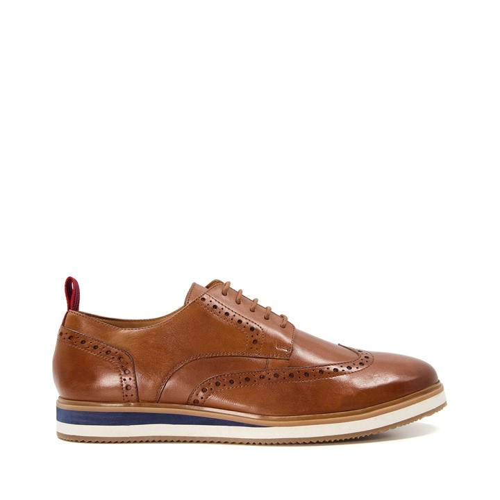 Dune London Men's Brown Britle Brogues in Size 8, Sports Direct