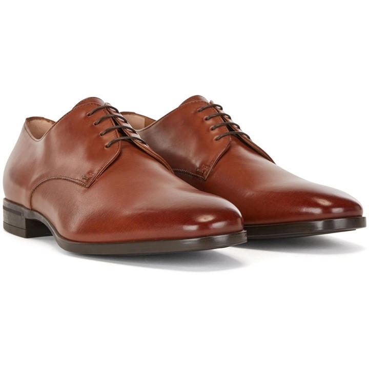 Boss Men's Brown Kensington Derb Bu 10201737 01 Size 6